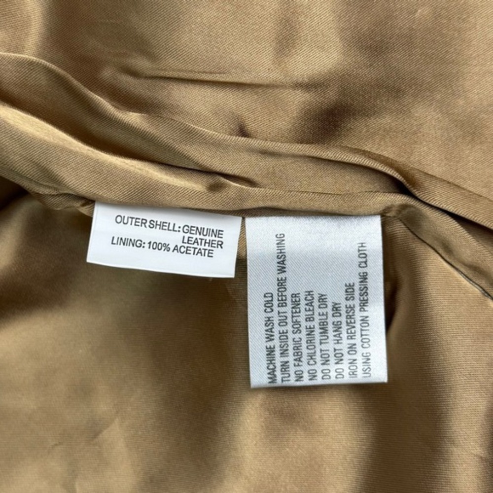 The Territory Ahead‎ Womens Suede Leather Jacket Tan Brown Button Front Blazer S - Picture 5 of 7